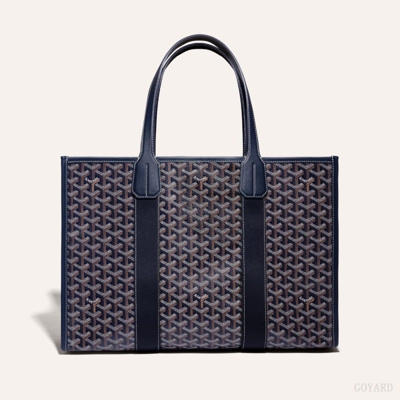 Navy Blue Goyard VILLETTE TOTE BAG | QITC7444