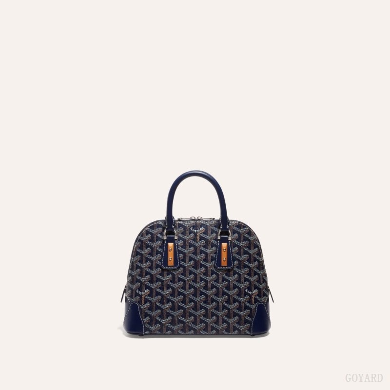 Navy Blue Goyard Vendôme Mini Bag | MDVQ6589