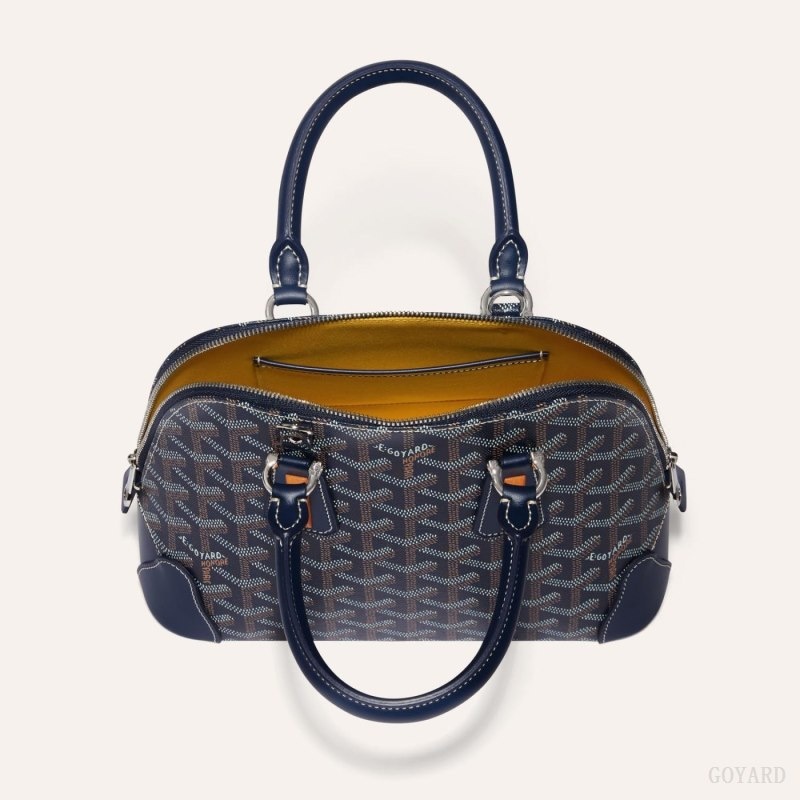 Navy Blue Goyard Vendôme Mini Bag | MDVQ6589