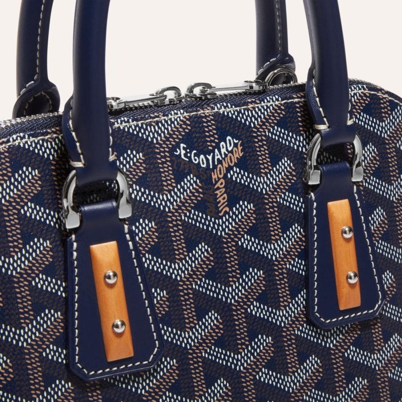 Navy Blue Goyard Vendôme Mini Bag | MDVQ6589