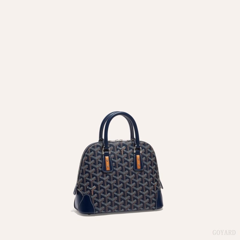 Navy Blue Goyard Vendôme Mini Bag | MDVQ6589