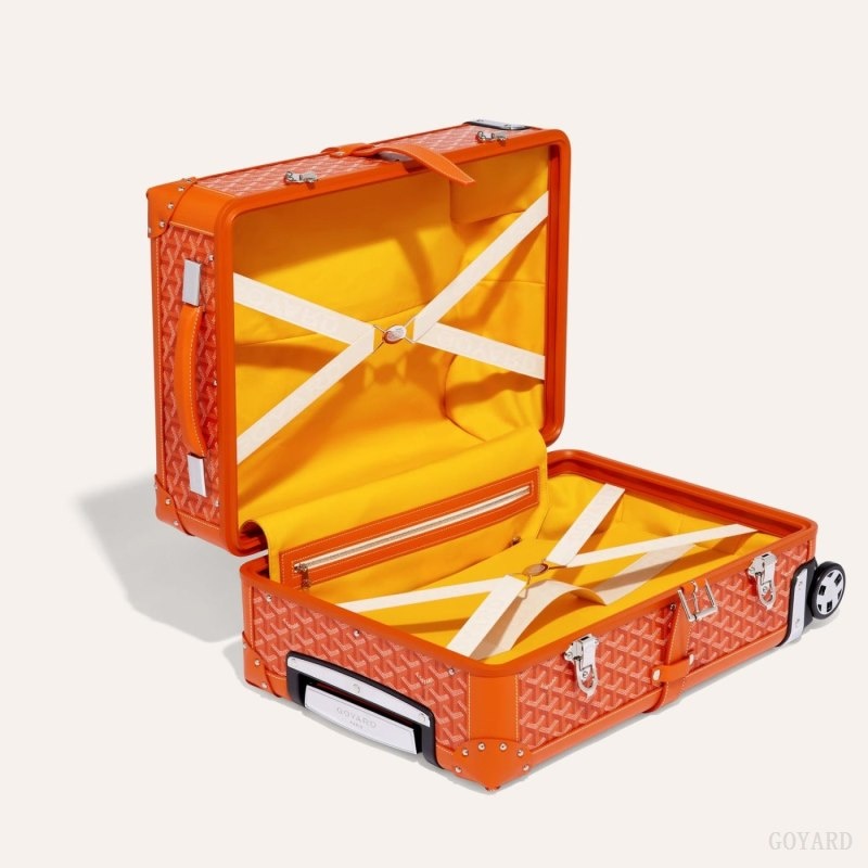 Orange Goyard BOURGET PM TROLLEY CASE | MLTI5934