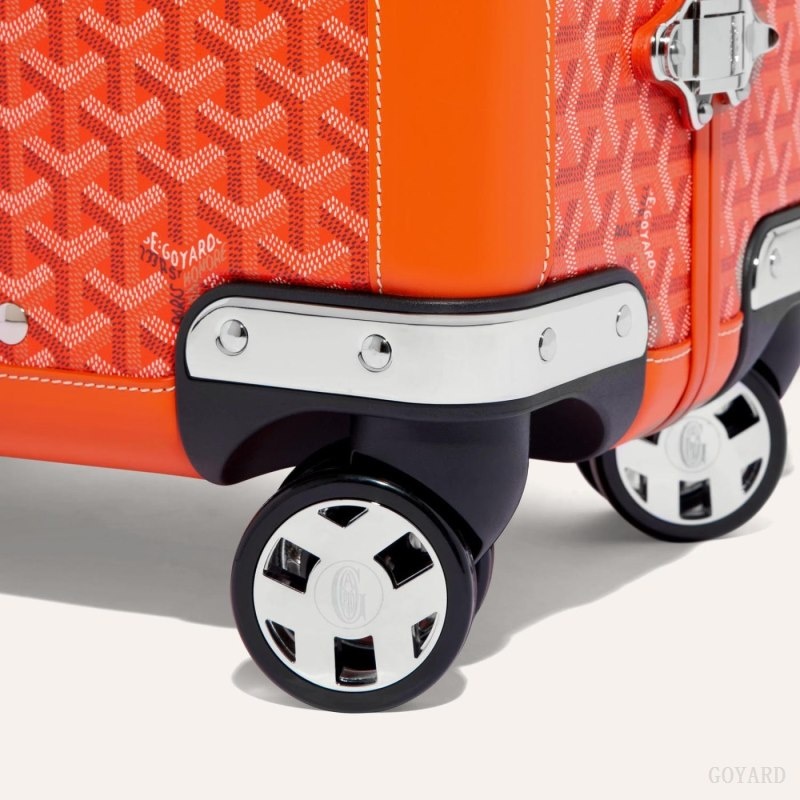 Orange Goyard BOURGET PM TROLLEY CASE | MLTI5934