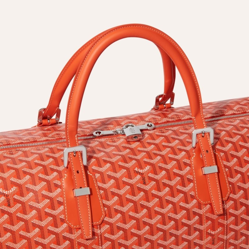 Orange Goyard Boston 50 bag | LAUC2955