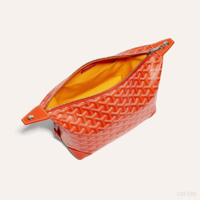 Orange Goyard Bowling 25 Toiletry Bag | XJAH0748