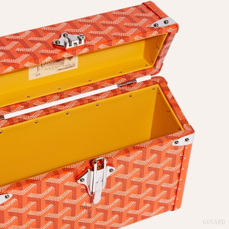 Orange Goyard Cassette Trunk Bag | JCYZ7374