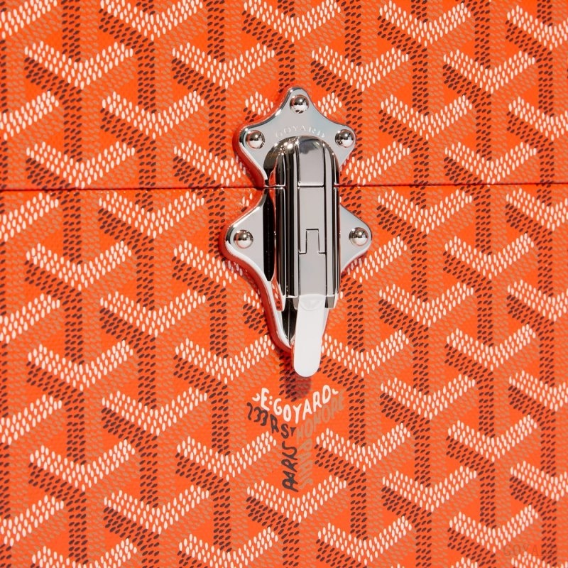 Orange Goyard Cassette Trunk Bag | JCYZ7374