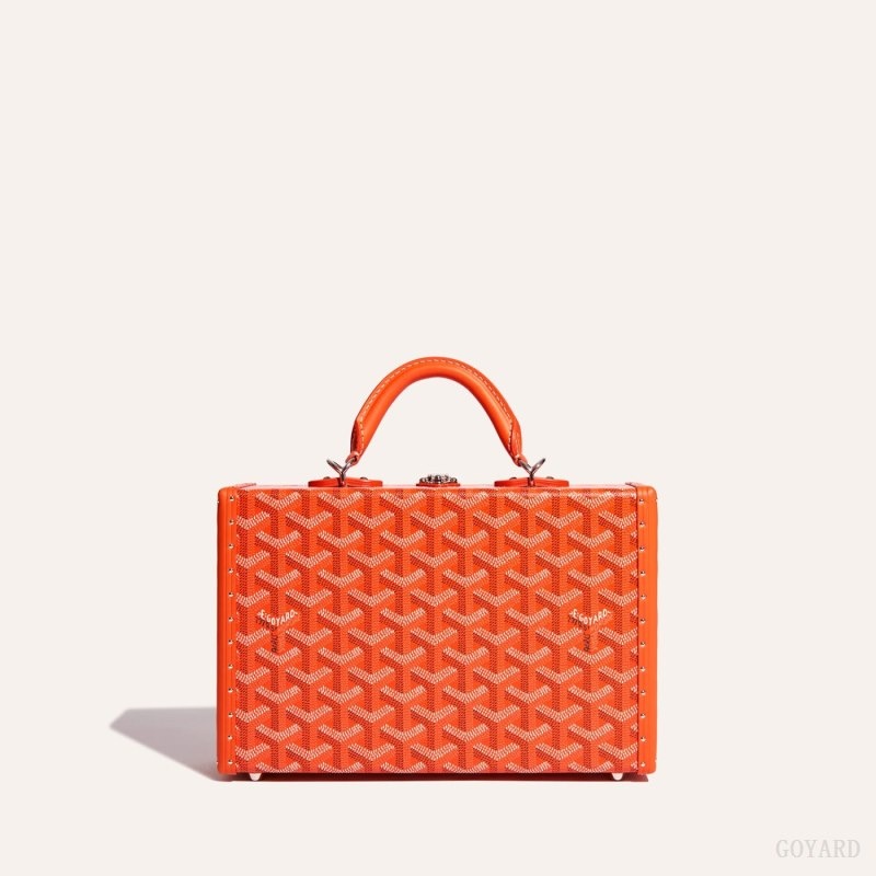 Orange Goyard Grand Hôtel Trunk Bag | DILC7060