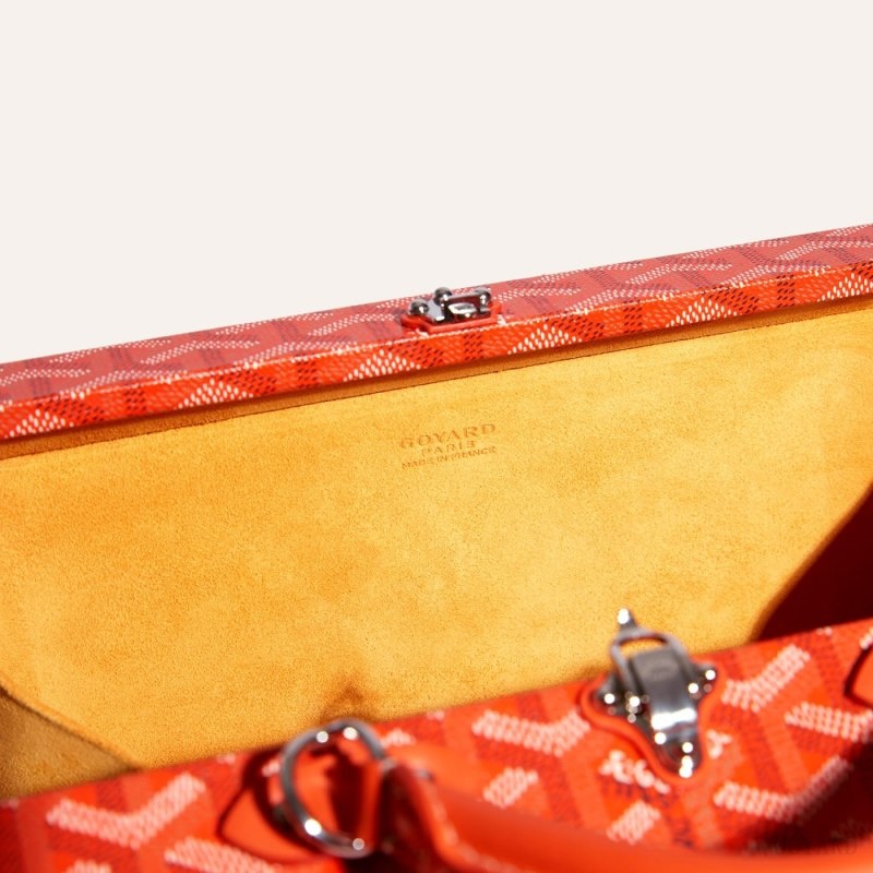 Orange Goyard Grand Hôtel Trunk Bag | DILC7060