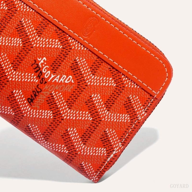 Orange Goyard MATIGNON MINI WALLET | KLBI7800