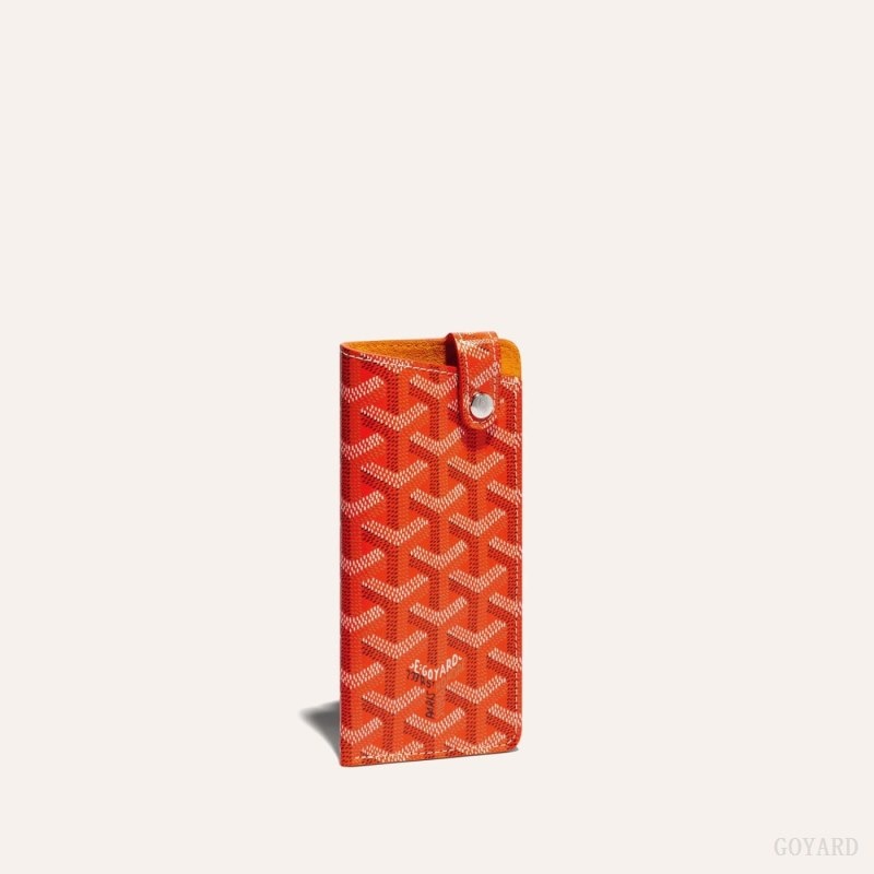 Orange Goyard MONTMARTRE PM GLASSES CASE | EHZI5613