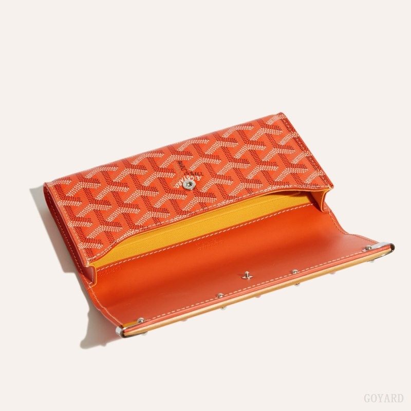 Orange Goyard Monte-Carlo Mini Case | DXCT6366