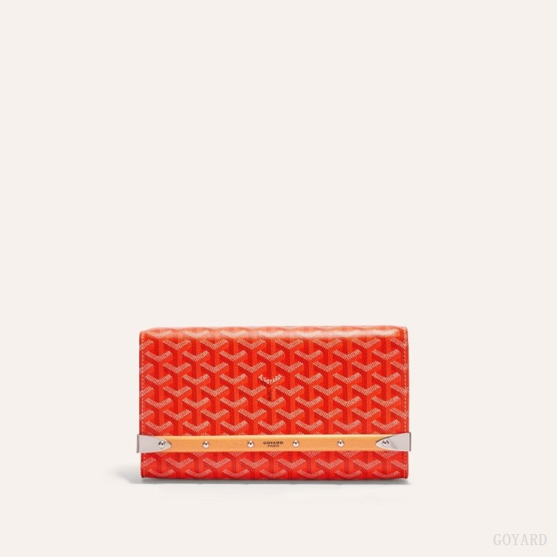 Orange Goyard Monte-Carlo PM Clutch | EESV5080