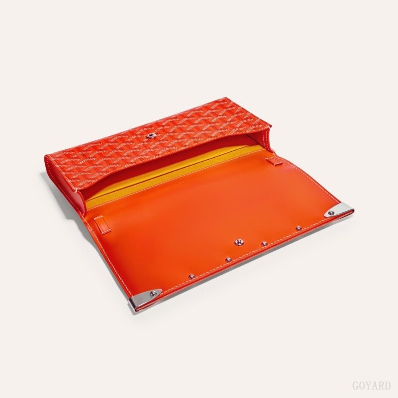 Orange Goyard Monte-Carlo PM Clutch | EESV5080