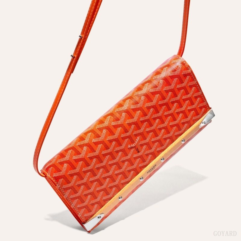 Orange Goyard Monte-Carlo PM Clutch | EESV5080