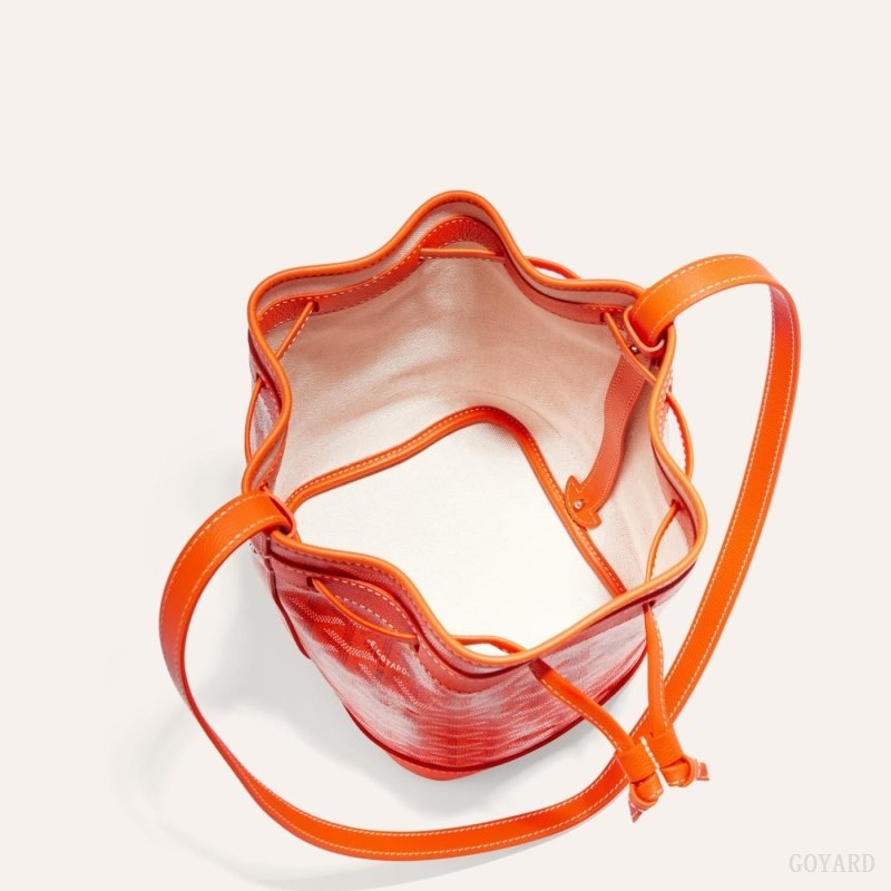 Orange Goyard PETIT FLOT BUCKET BAG | VYYC1353