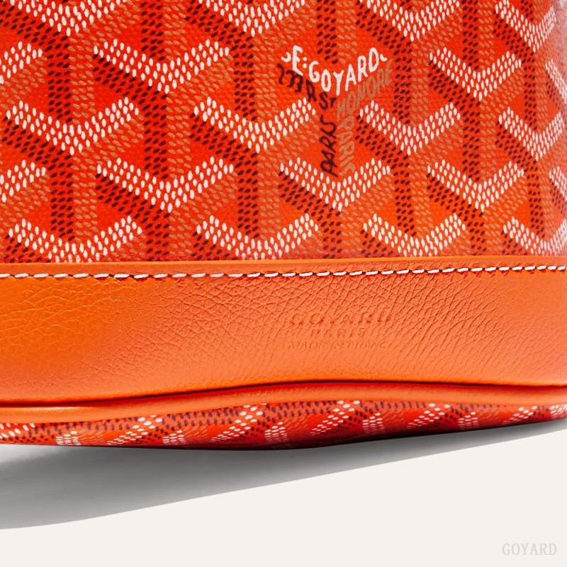 Orange Goyard PETIT FLOT BUCKET BAG | VYYC1353