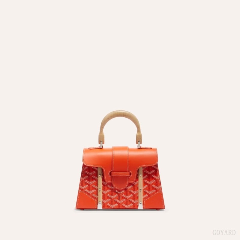 Orange Goyard SAÏGON STRUCTURE MINI BAG | YATN8474