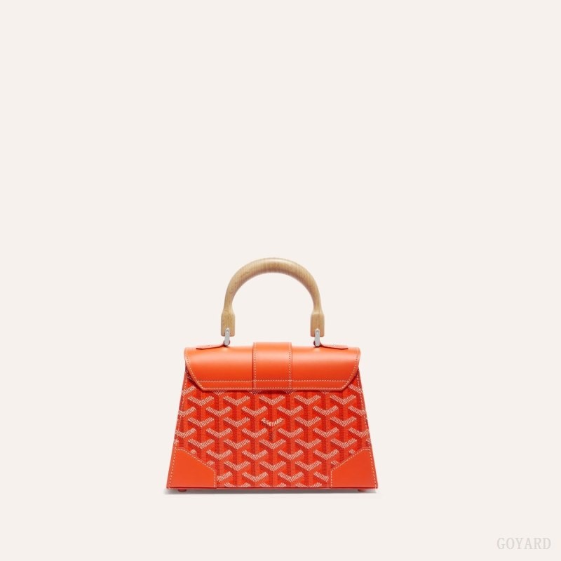 Orange Goyard SAÏGON STRUCTURE MINI BAG | YATN8474