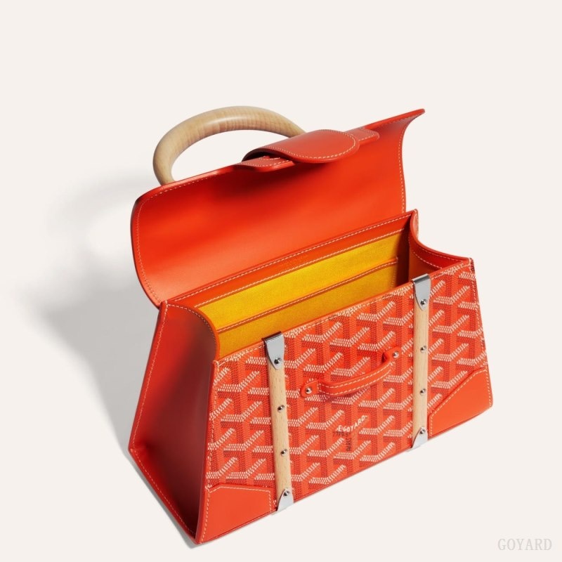 Orange Goyard SAÏGON STRUCTURE MINI BAG | YATN8474