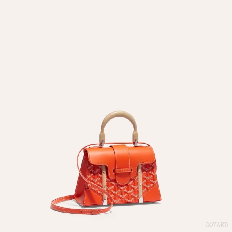 Orange Goyard SAÏGON STRUCTURE MINI BAG | YATN8474