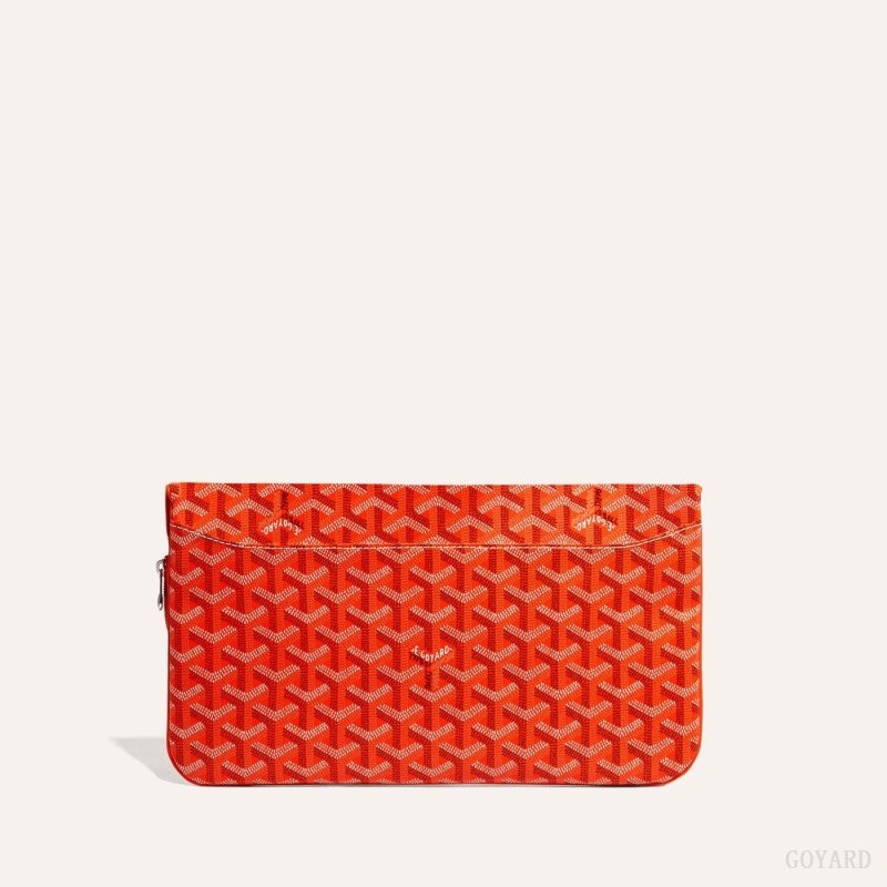 Orange Goyard SAINTE-MARIE CLUTCH | FQRU0103