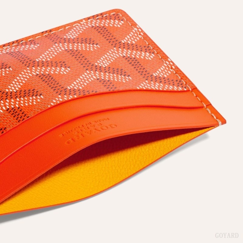 Orange Goyard SAINT-SULPICE CARD WALLET | FIDC5285