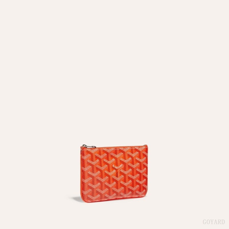 Orange Goyard SÉNAT MINI WALLET | CTEI1476