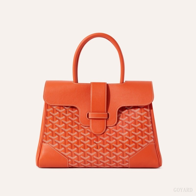 Orange Goyard Saïgon tote bag | FQGW5358