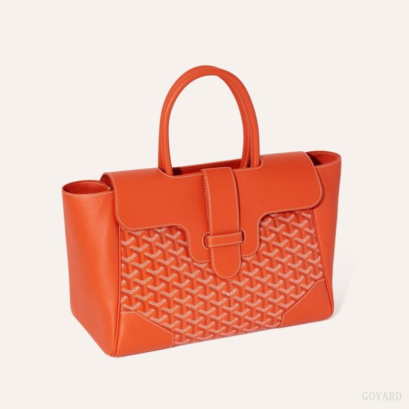 Orange Goyard Saïgon tote bag | FQGW5358