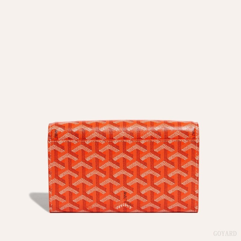 Orange Goyard Varenne Continental Wallet | YDBA3619