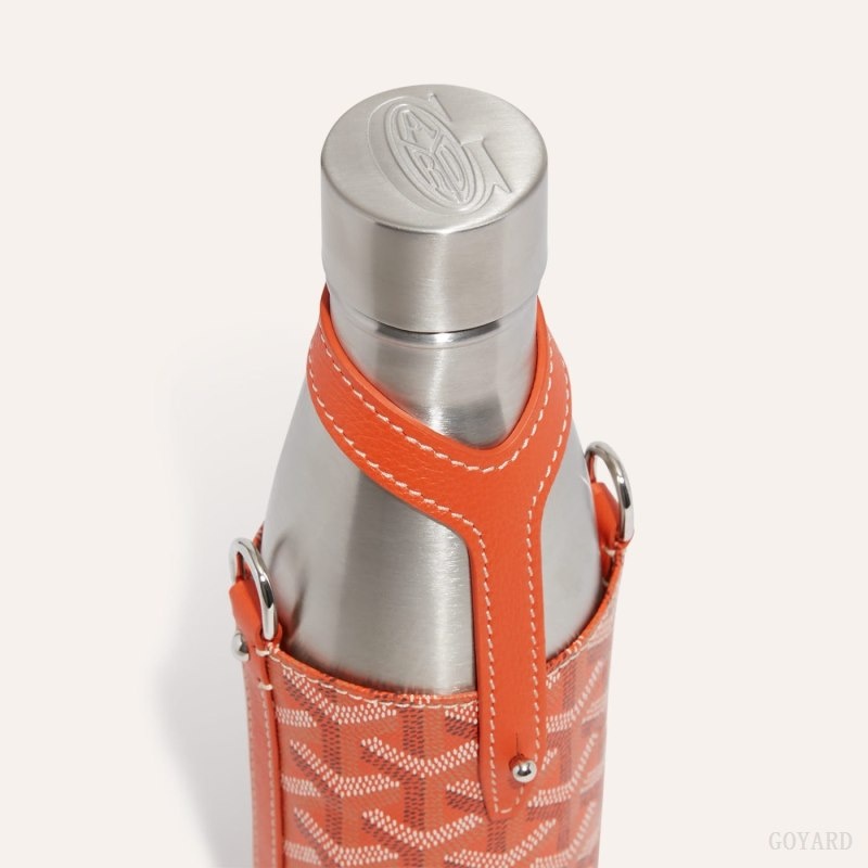 Orange Goyard Yonne MM Case & Flask | OYTW4495