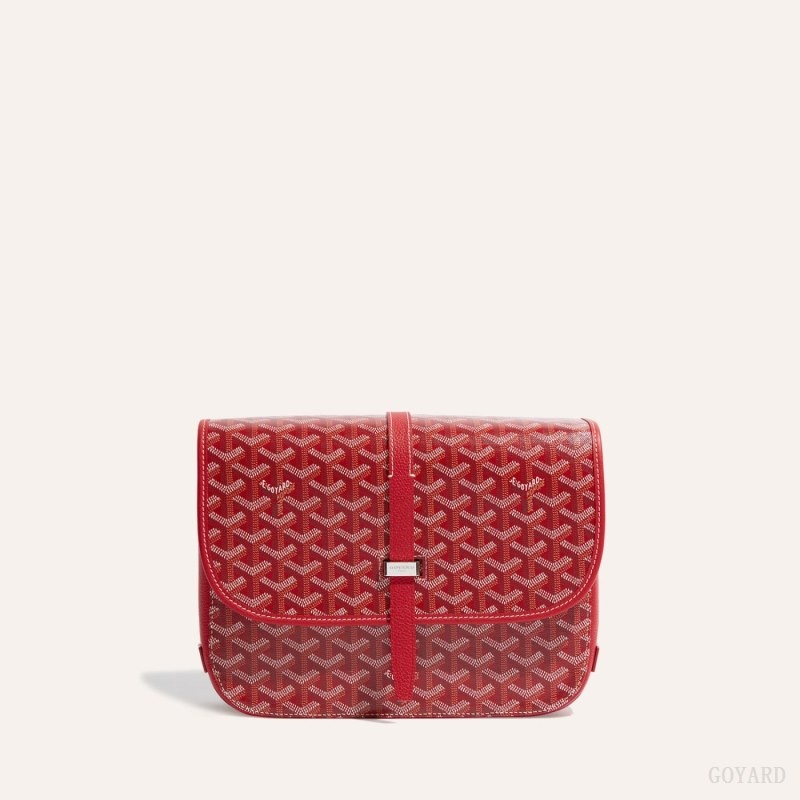 Red Goyard Belvedere MM Bag | SVIX5402