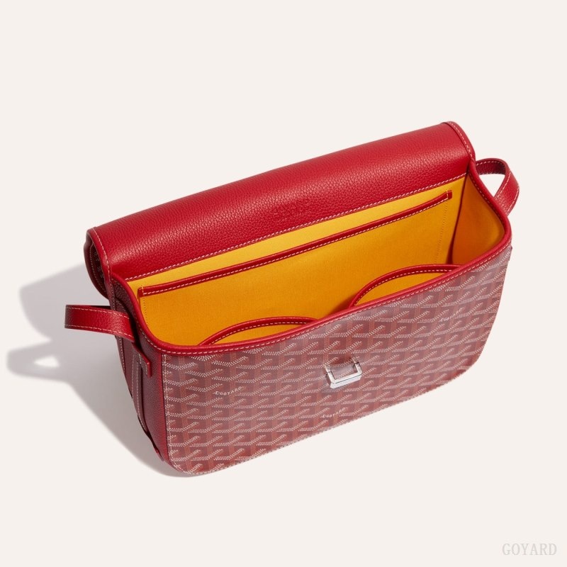 Red Goyard Belvedere MM Bag | SVIX5402