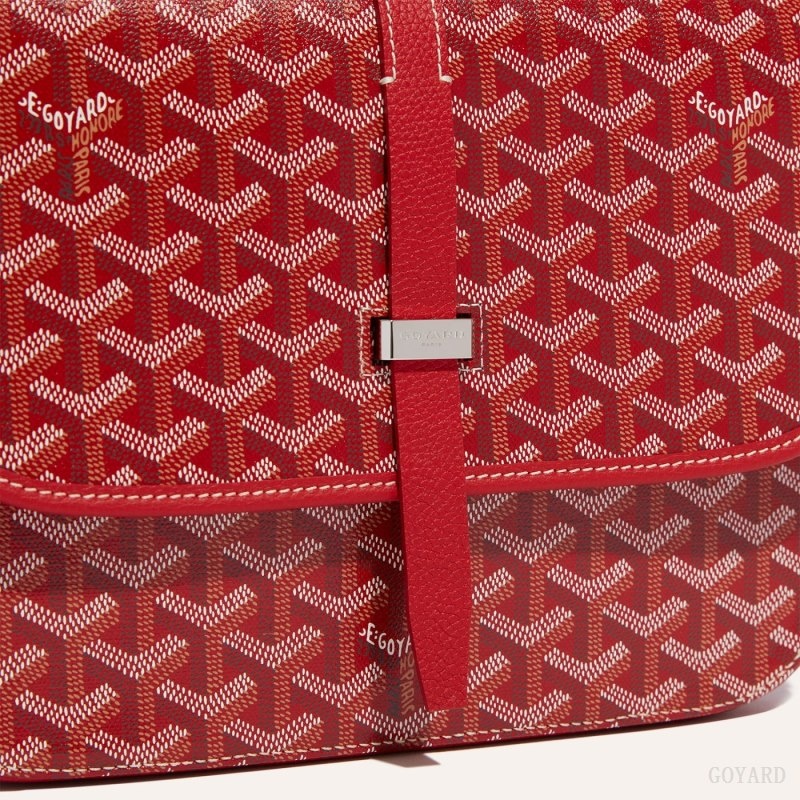 Red Goyard Belvedere MM Bag | SVIX5402