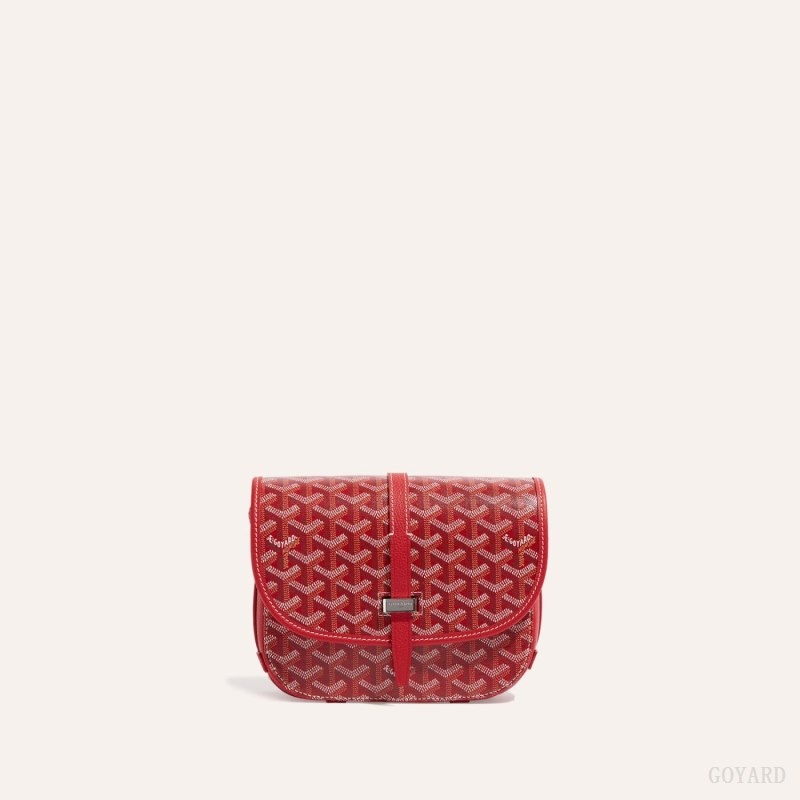 Red Goyard Belvedere PM Bag | ZXXQ4040