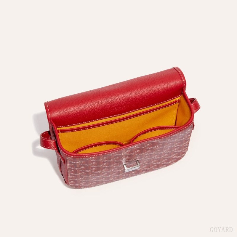 Red Goyard Belvedere PM Bag | ZXXQ4040