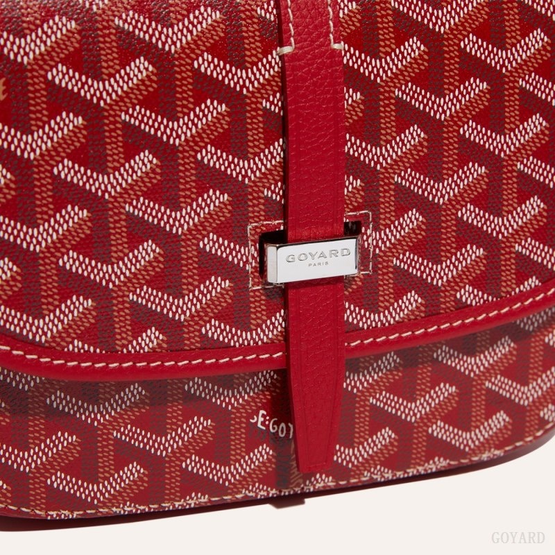 Red Goyard Belvedere PM Bag | ZXXQ4040