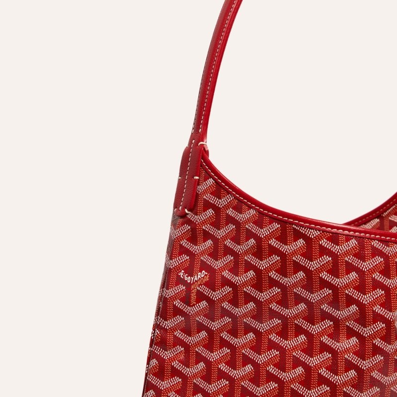 Red Goyard Bohème Hobo Bag | EKGN8596