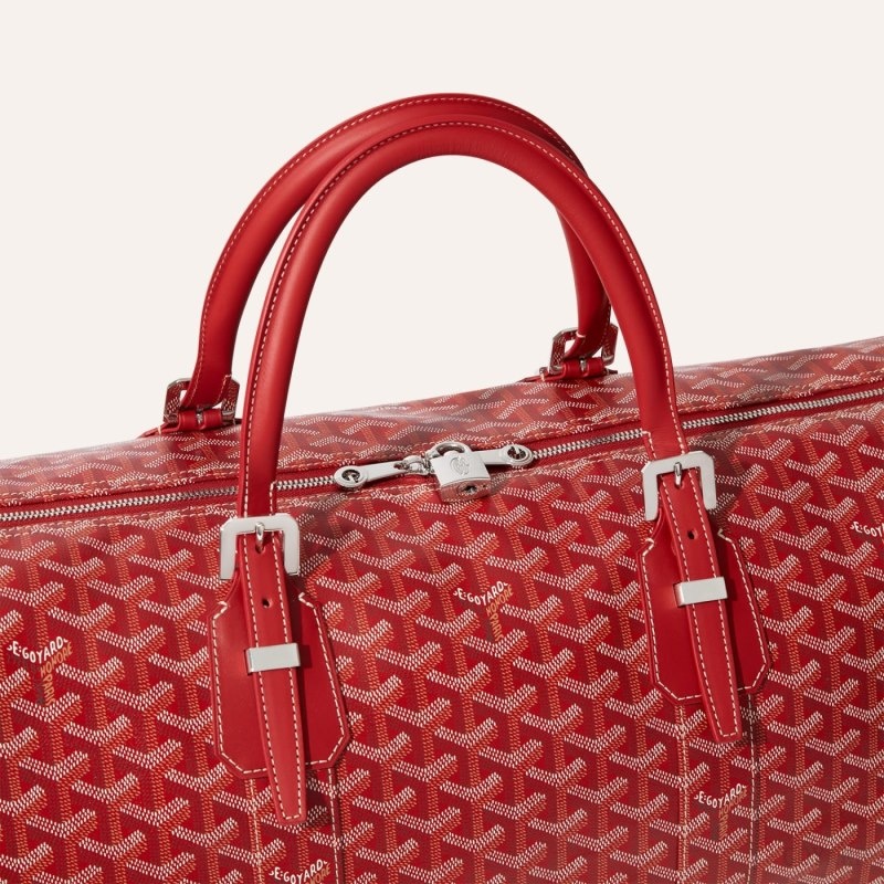 Red Goyard Boston 50 bag | ZFKF3315