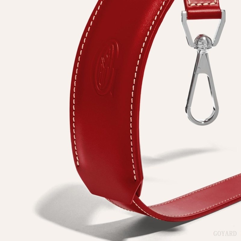 Red Goyard CUIR MM STRAP | TEIX3959