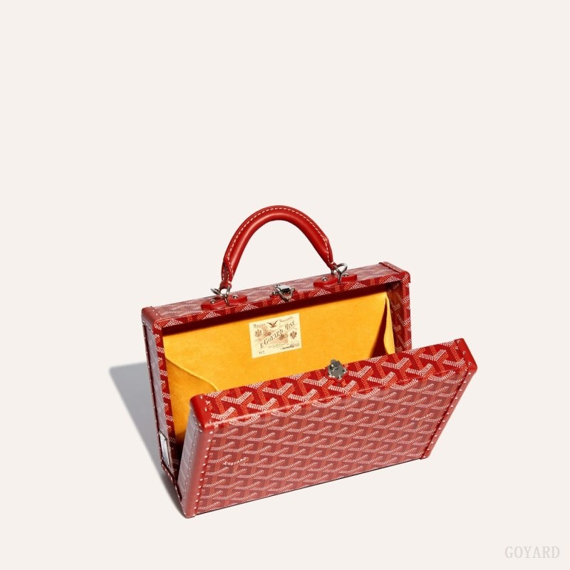 Red Goyard Grand Hôtel Trunk Bag | LJJV6155