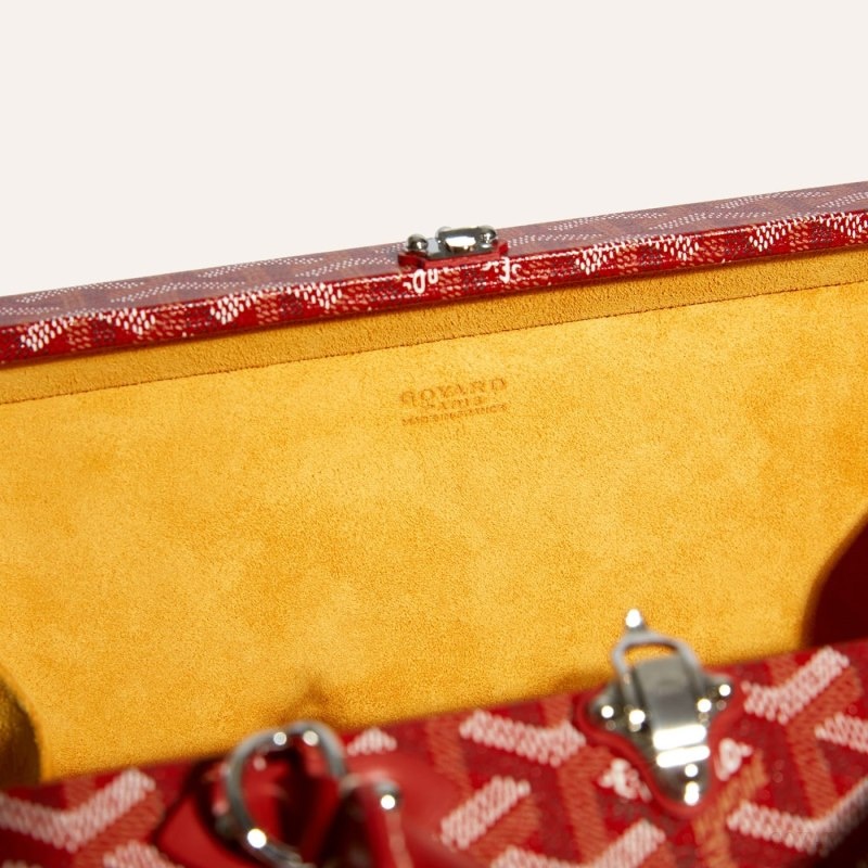 Red Goyard Grand Hôtel Trunk Bag | LJJV6155