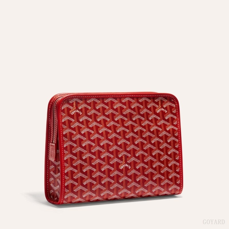 Red Goyard JOUVENCE MM TOILET BAG | AVHL0474