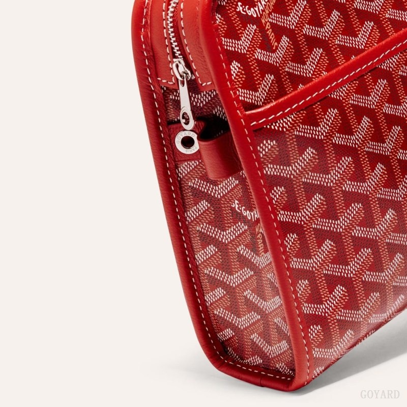 Red Goyard JOUVENCE MM TOILET BAG | AVHL0474