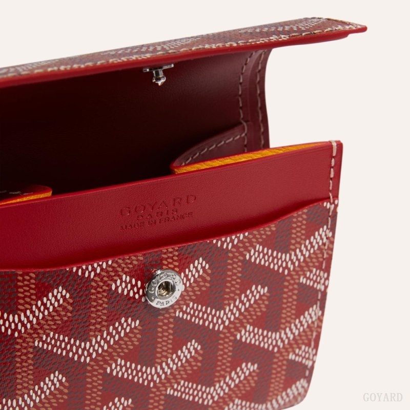 Red Goyard MARIGNY WALLET | LPNS3434