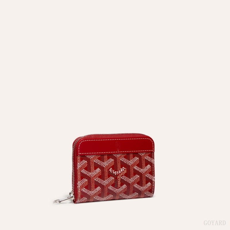 Red Goyard MATIGNON MINI WALLET | AJJM6883