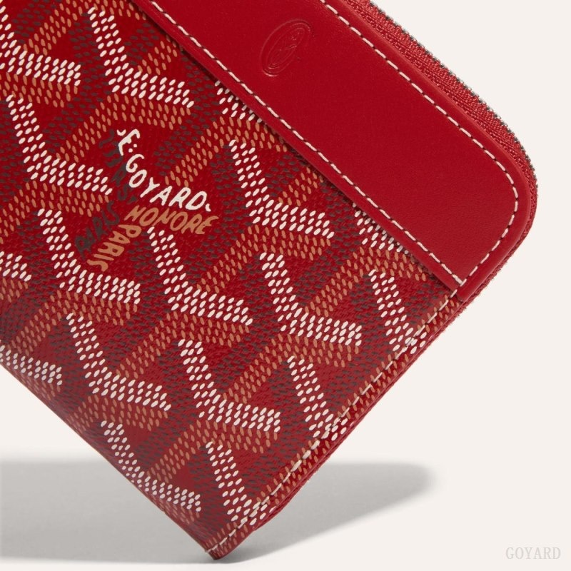 Red Goyard MATIGNON PM WALLET | WTKB6154