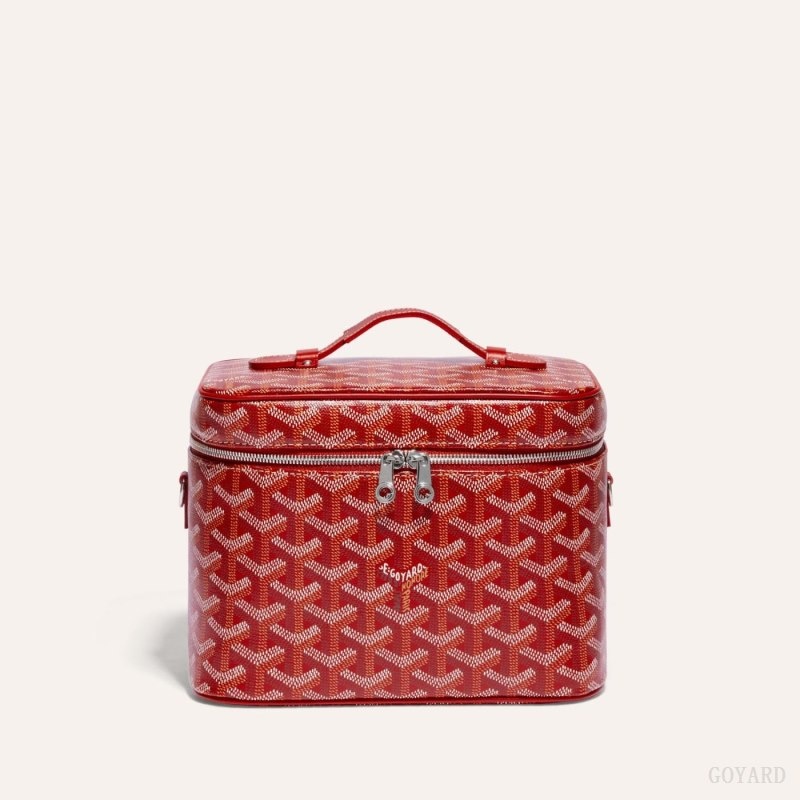 Red Goyard MUSE VANITY CASE | HOUQ6061