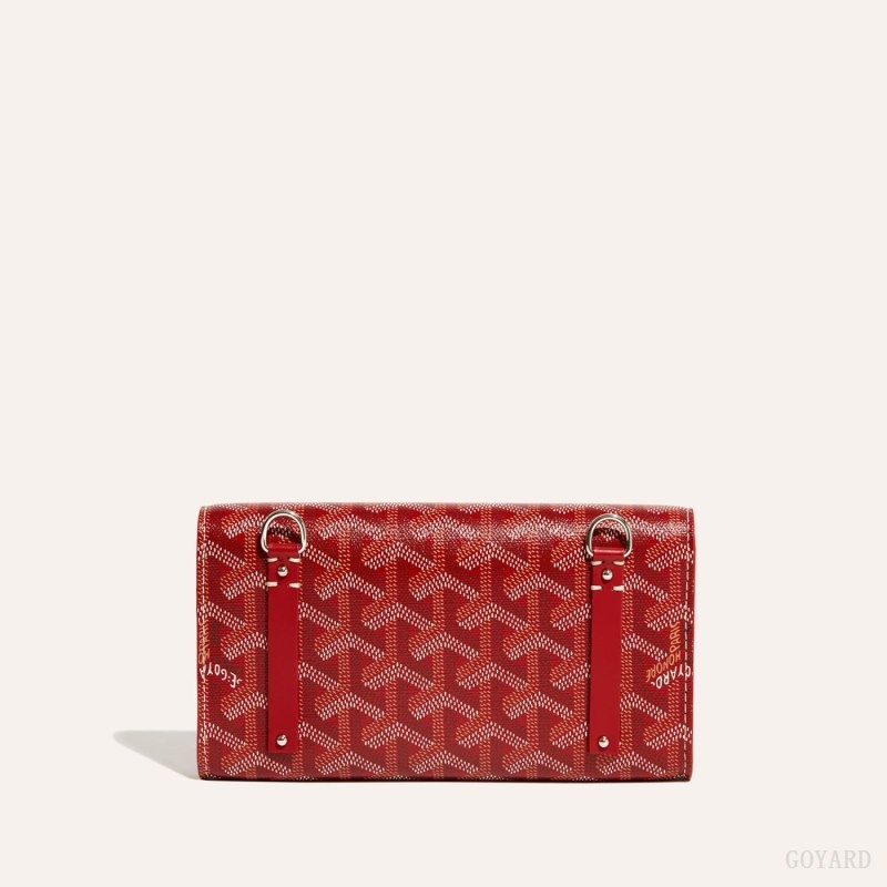 Red Goyard Monte-Carlo Mini Case | EVGB2587